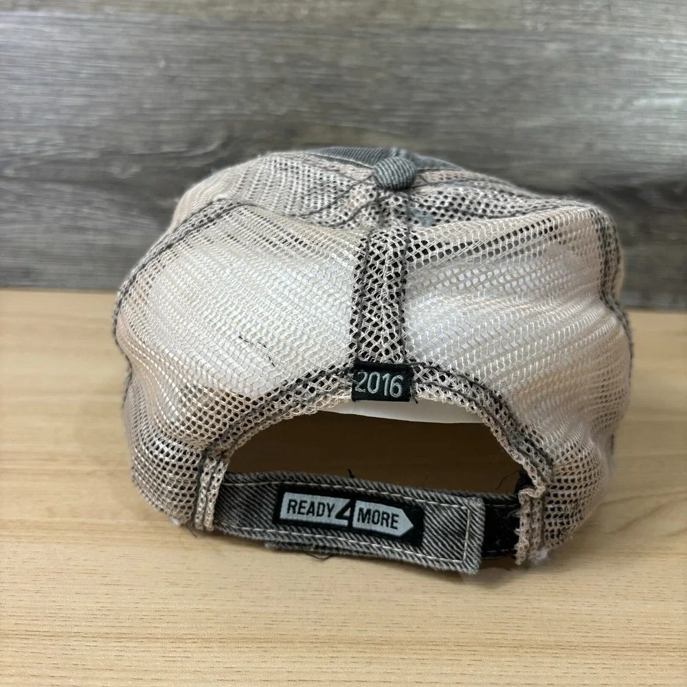 Producers Hybrids Hat Cap Strap Back Gray Farming Seed One Size‎ Adjustable